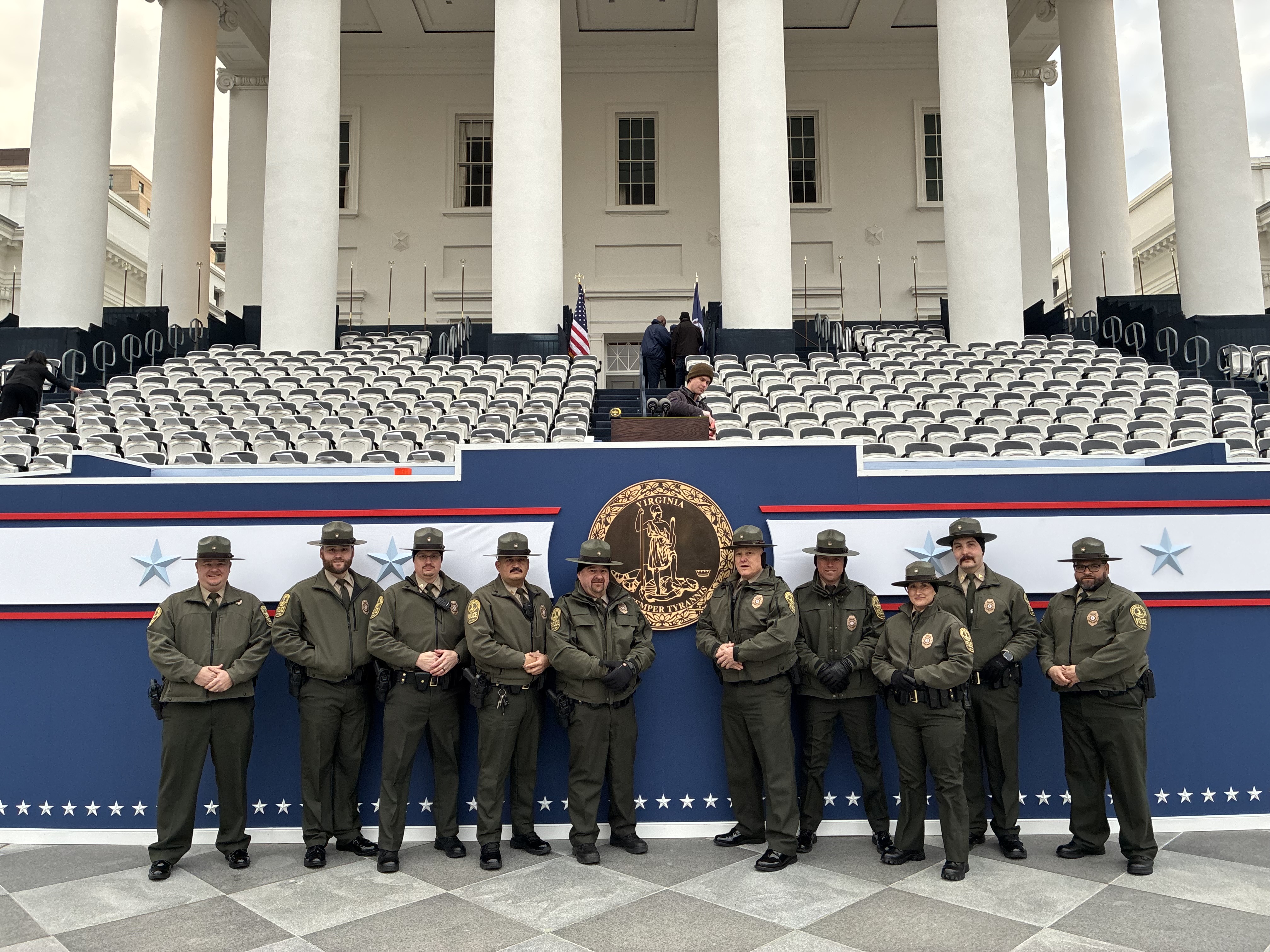 DCR Law Enforcement Officer assisted with security operation throughout the day.